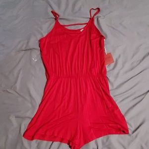 Red romper